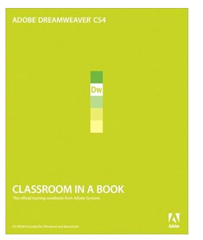 Adobe Dreamweaver CS4 Classroom in a Book manual cover.