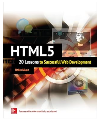 HTML5 book cover 20 Lessons for Web Development by Robin Nixon