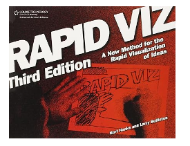 Cover of Rapid Viz Third Edition book with hands sketching.