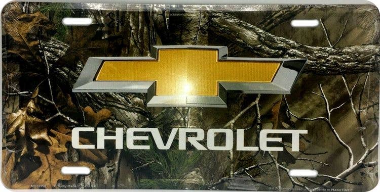 Chevy Realtree Camo - License Plate