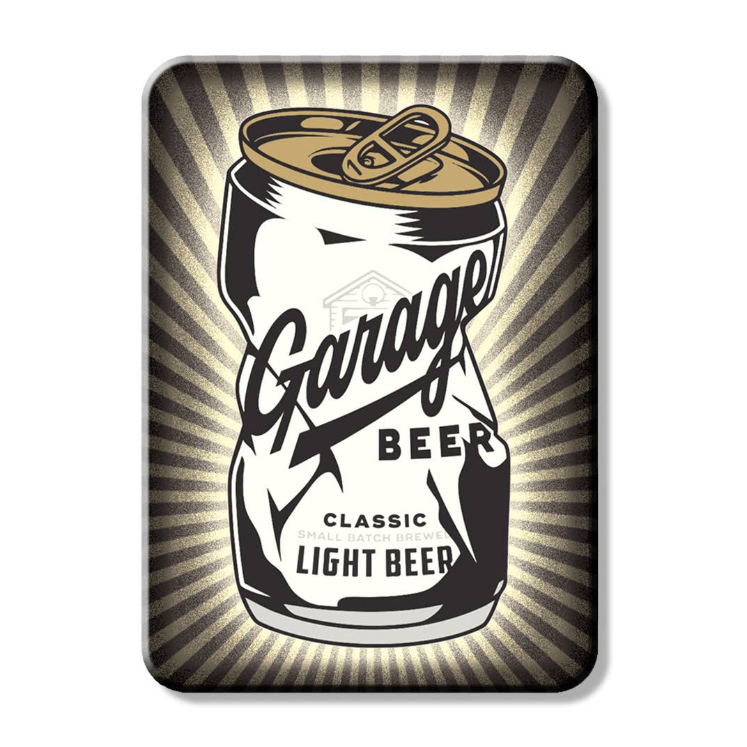 Magnet: Garage Beer Can 2.5in. x 3.5in.