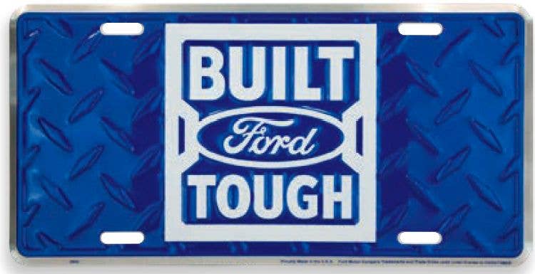 Ford Built Tough - License Plate