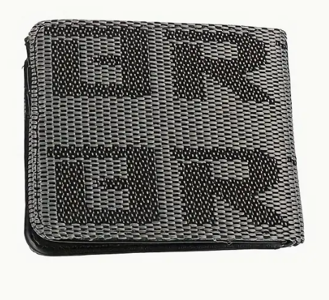 Black textured wallet with Bass Gear logo.
