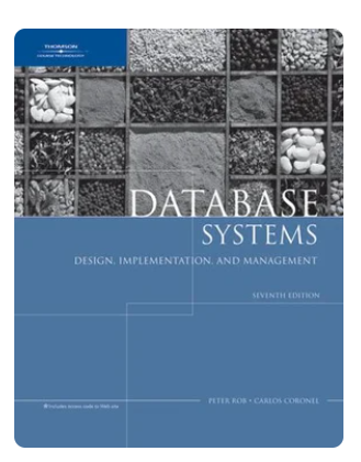 Database Systems Design, Implementation, and Management textbook cover.