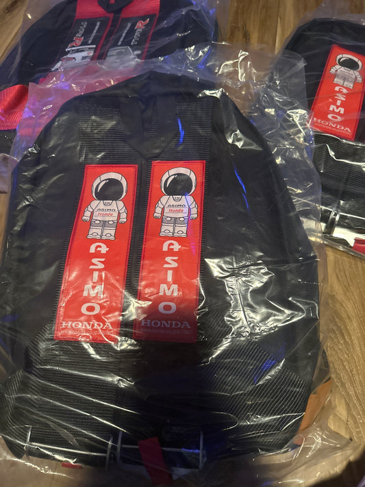 🏁 JDM Racing Backpack - Honda Asimo Inspired for Speed Enthusiasts