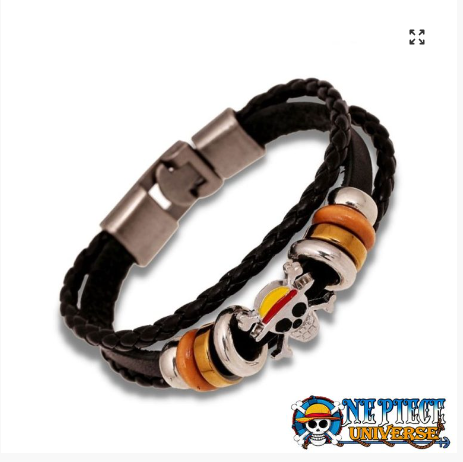One Piece Luffy Jolly Roger Bracelet