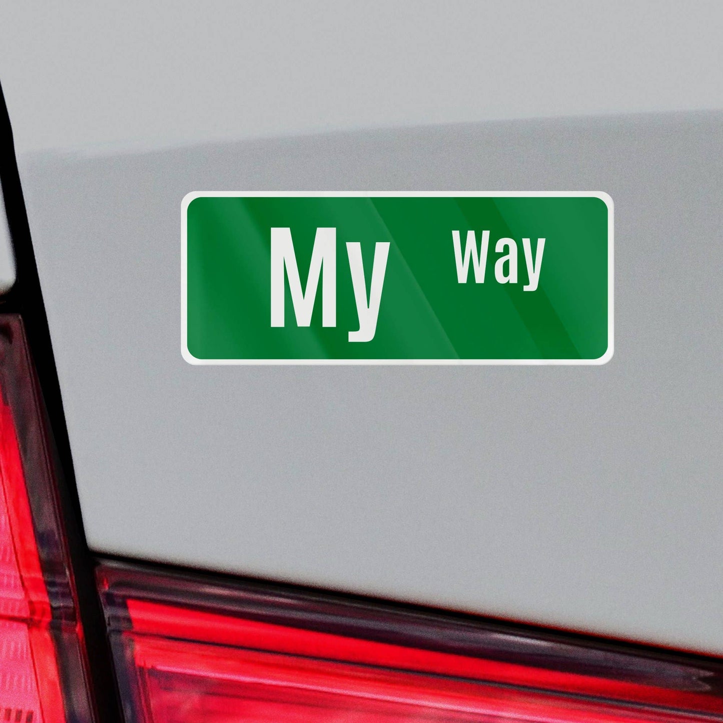My Way Street Sign Meme Sticker