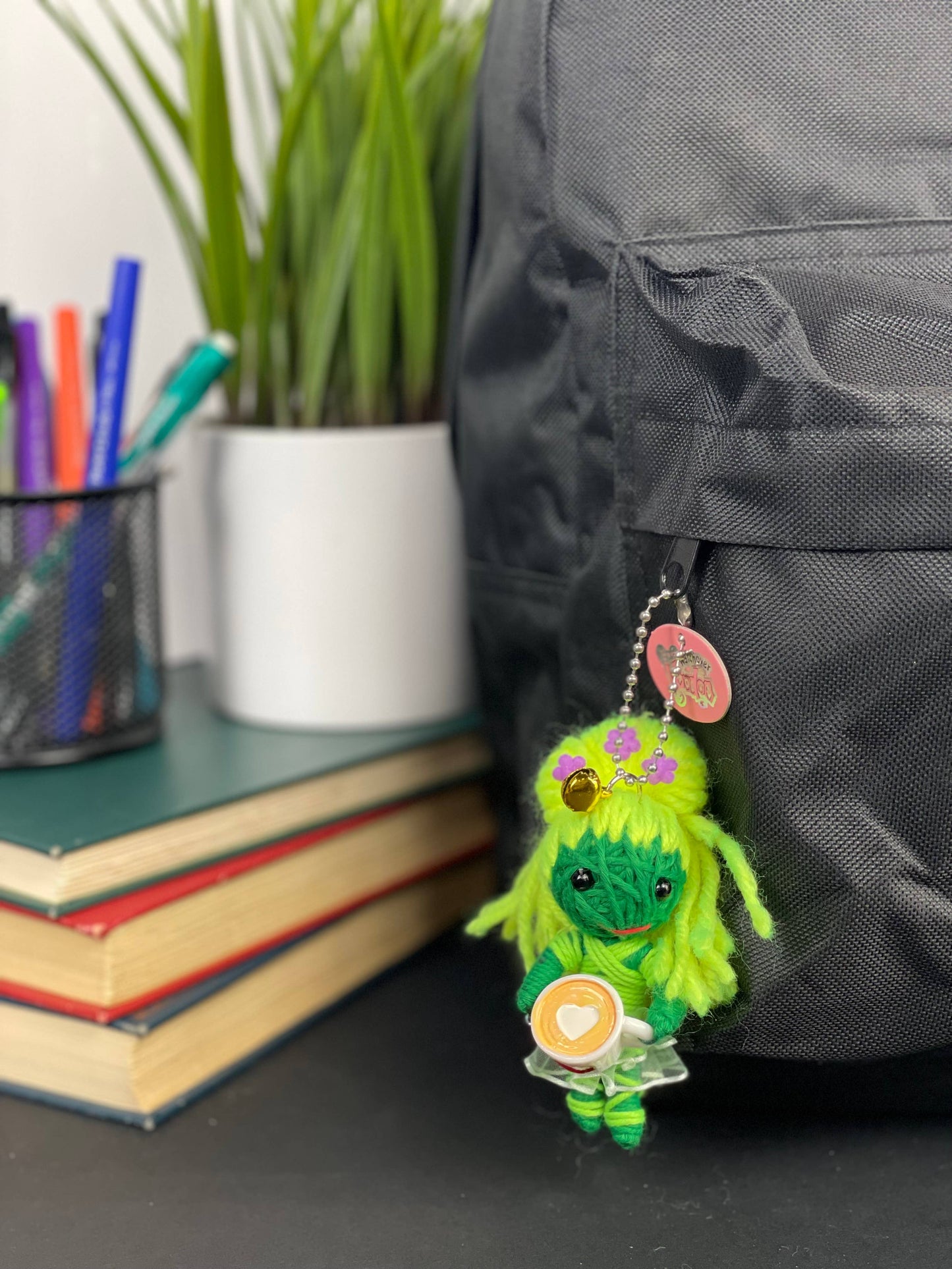 Caffeine Queen  - Watchover Voodoo Dolls Keychain