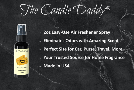 The Candle Daddy 2oz air freshener spray bottle.