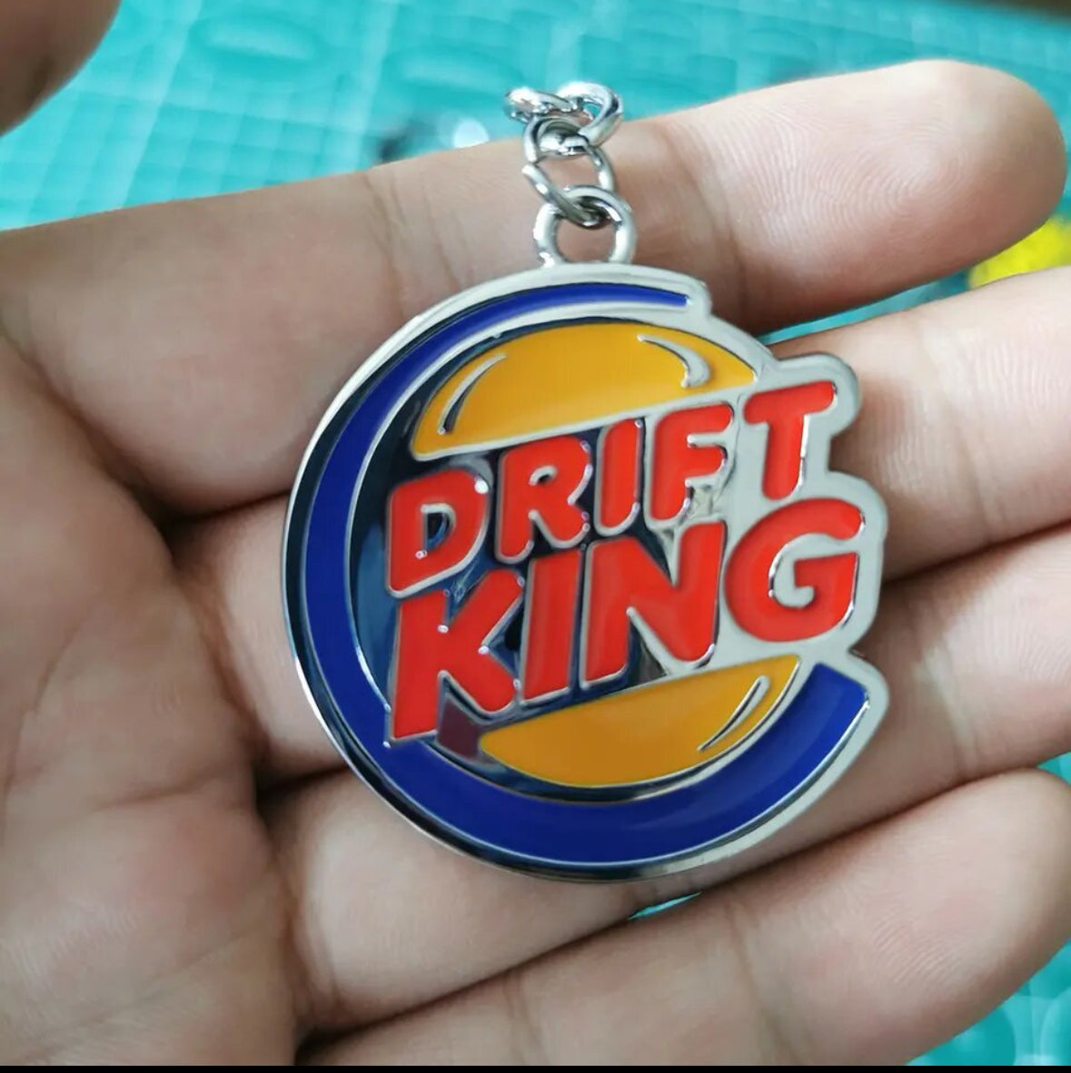 DRIFT KING Key Chain JDM Culture Car Motorcycle