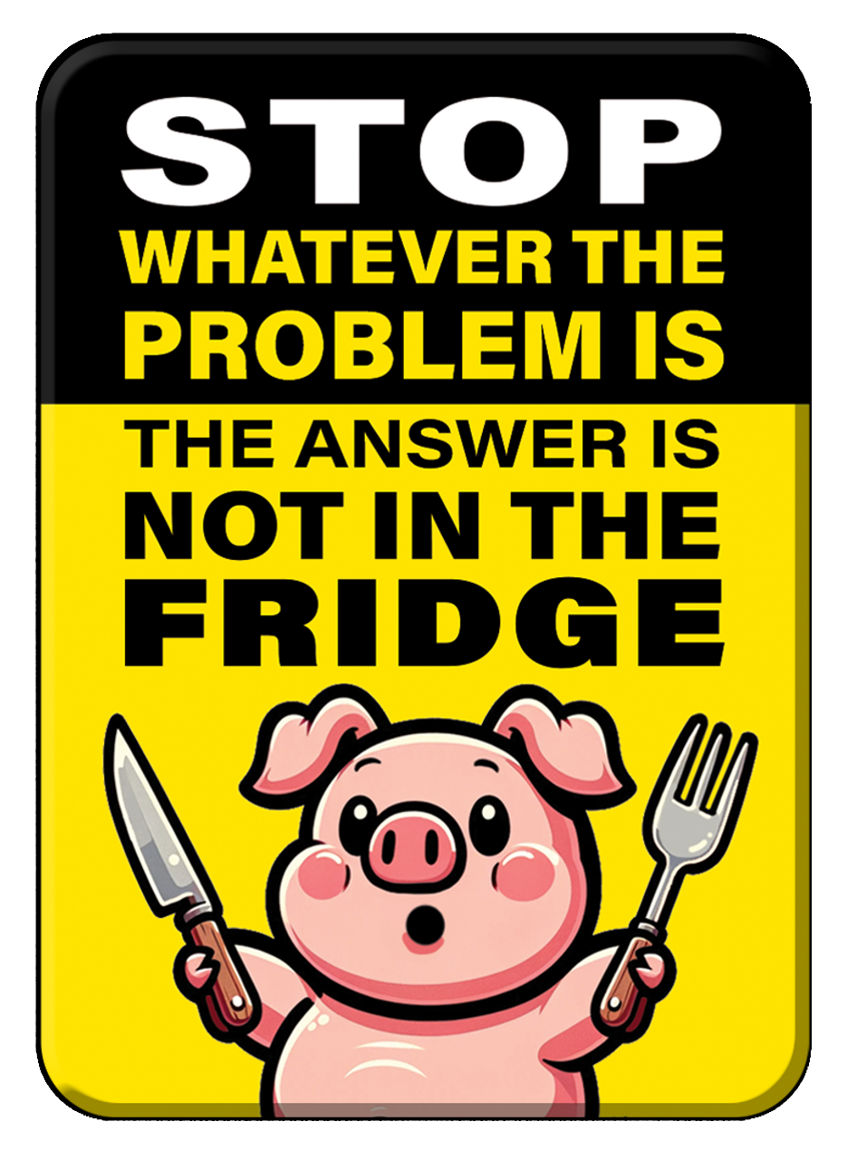 Magnet: Stop Piggy