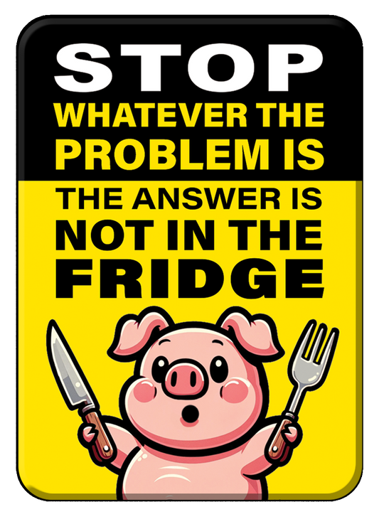 Magnet: Stop Piggy