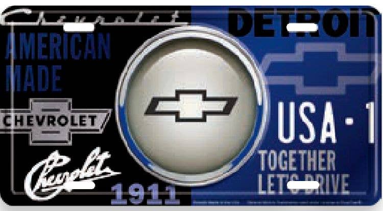 Chevy Bullseye - License Plate