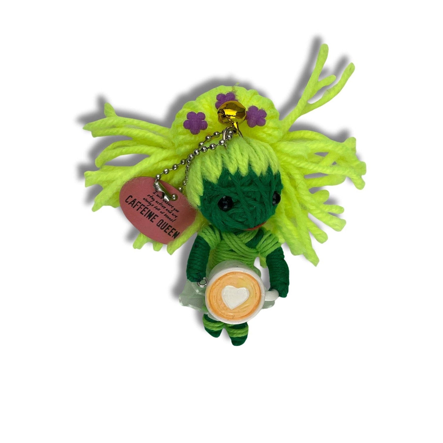 Caffeine Queen  - Watchover Voodoo Dolls Keychain