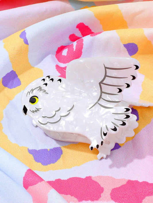 🦉Owl Hair Clip - Harry Potter Hedwig 🦉 Hogwarts hair claw clip Cute & Comfy Hair Accessory