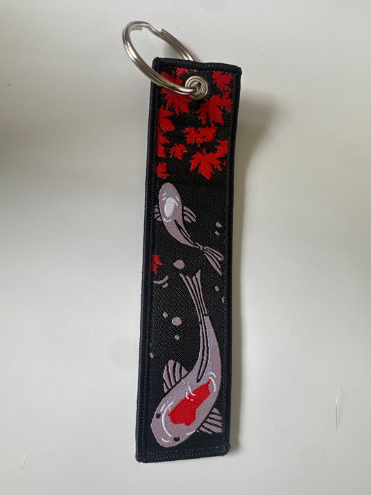 Koi fish keychain