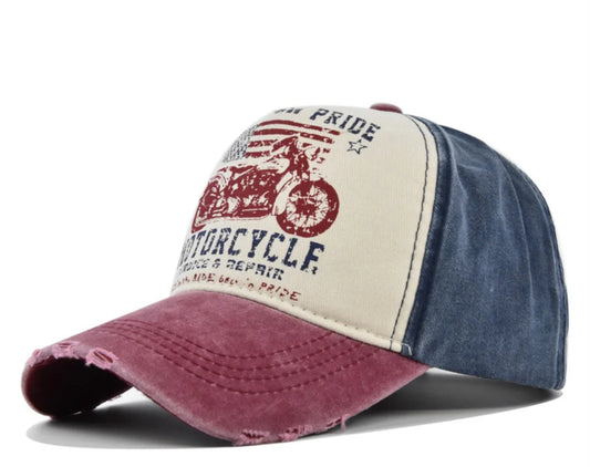 American Pride Motorcycle Service & Repair Baseball Hat