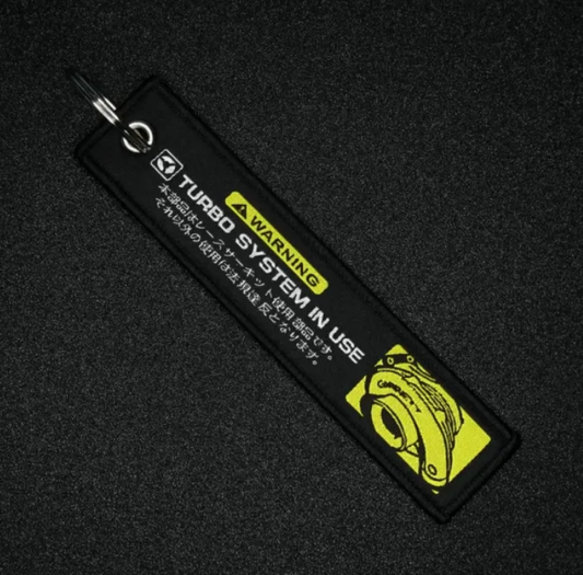 Turbo System in Use Keychain