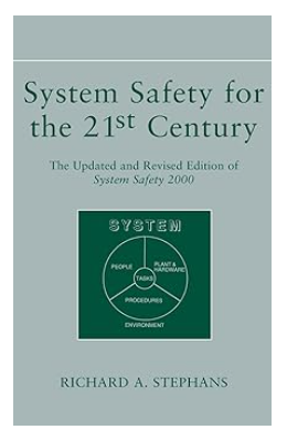 Cover of System Safety for the 21st Century by Richard A. Stephans, showing a systems diagram.