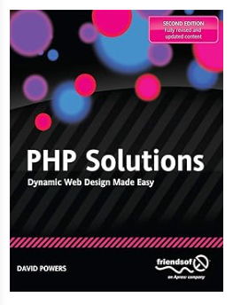 PHP Solutions Dynamic Web Design Made Easy book cover.