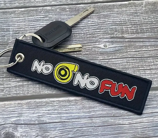No Turbo No Fun Key Tag