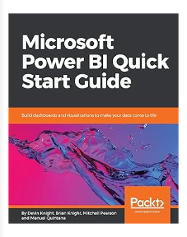 Microsoft Power BI Quick Start Guide book cover.