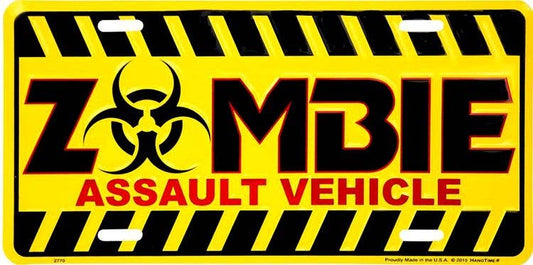 Zombie Assault Vehicle - License Plate
