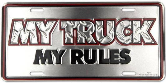 My Truck My Rules - License Plate