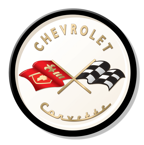 Magnet: Corvette Flags