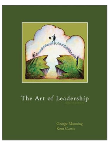 Book cover for The Art of Leadership featuring a bridge illustration.
