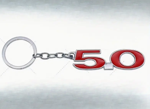 5.0 Logo Keychain