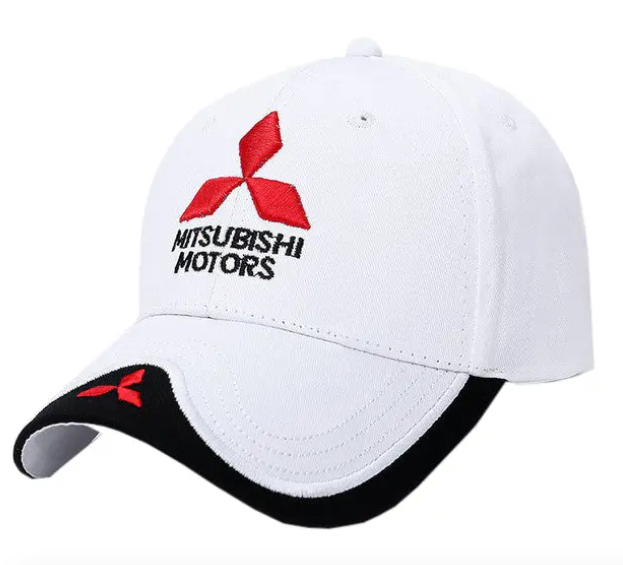 Mitsubishi Logo Baseball Cap - Black, Red